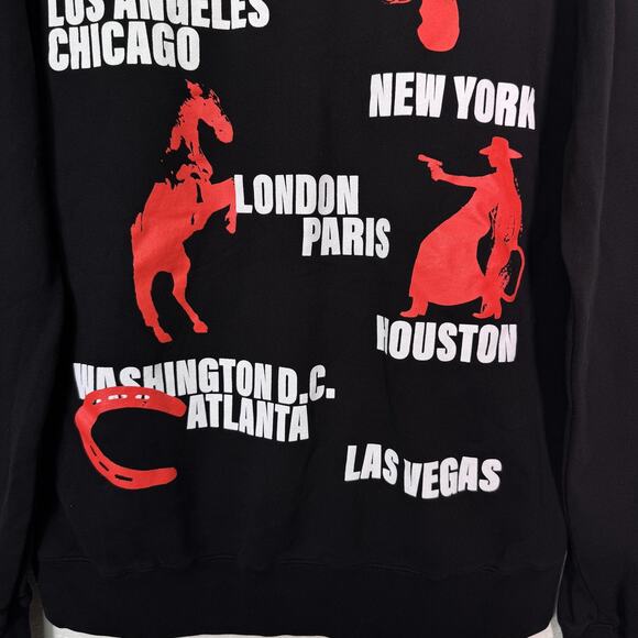 Beyonce Cowboy Carter Tour Jacket Medium Black Zip Up CCT 2025 Concert Merch M - Picture 8 of 11